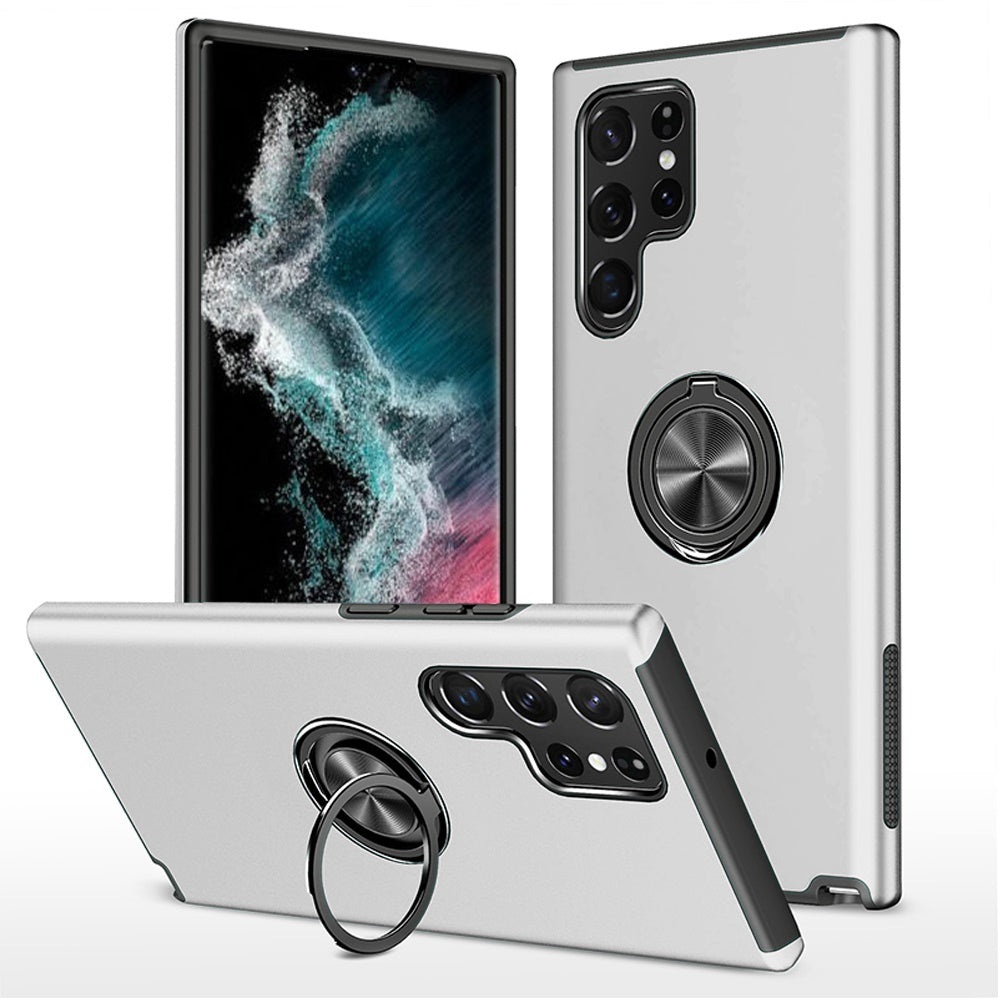 Étui hybride magnétique avec anneau invisible pour Samsung Galaxy S24 Ultra Étui hybride magnétique avec anneau invisible pour Samsung Galaxy S24 Ultra